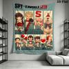 Spy X Family Movie Tapestry Fashion Print Background Cloth Work Of Art Home Decor Christmas Gift