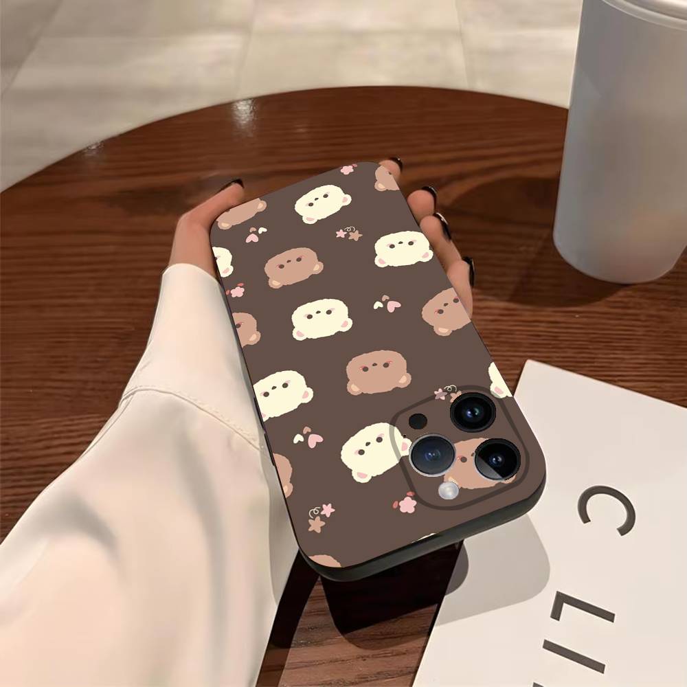 Cute Cartoons Phone Case for iPhone 17 Air 16 15 11 12 14 13 Pro Max Shockproof Cover
