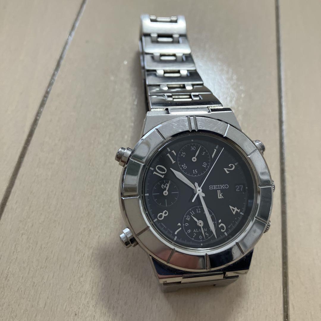 

[USED] SEIKO Lucia Black Watch (Broken)