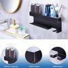 Tool Storage Wall Mounted Storage Rack No Drill Bathroom Hair Dryer Sorting Rack  Straightener
