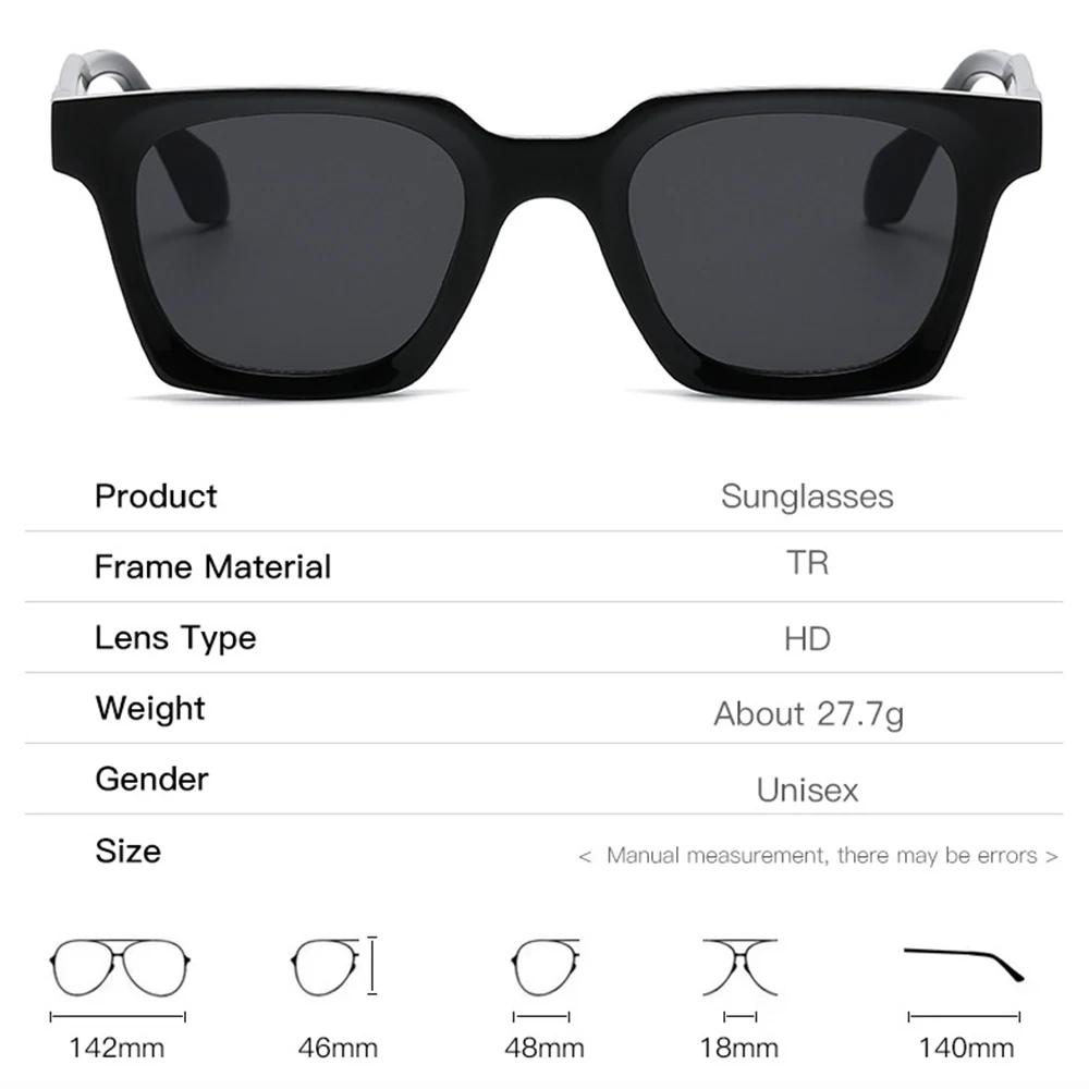 LNFCXI Fashion Rivet Square Sunglasses Women for Men Luxury Brand Designer Sun Glasses Punk Anti Blue Light Eyeglasses Frame