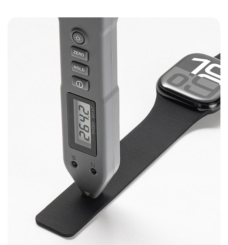 Lychee Pattern Magnetic Silicone Sports Watch Strap, Compatible with Apple S7, S8, S9, S10, S11, New SE