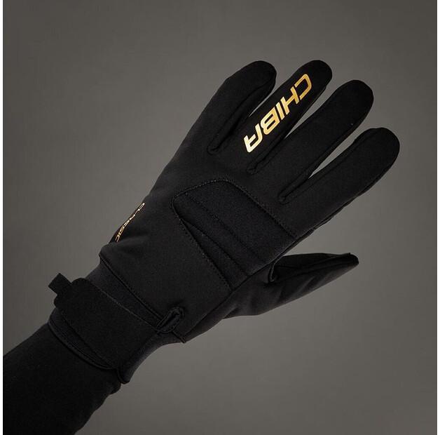 Chiba Classic Winter Bicycle Gloves (black/gold)
