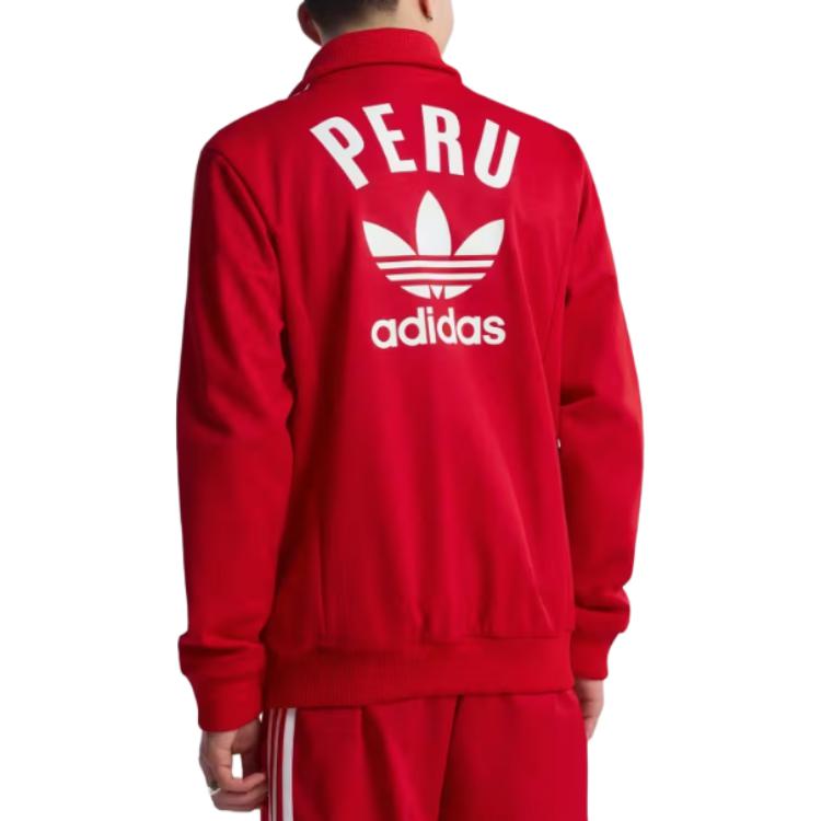 Adidas Originals Full Zip Funnel Neck Long Sleeve Slim Fit Jacket Unisex jackets JM7309