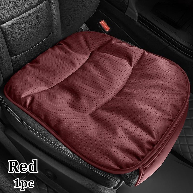 Premium Car seat cushion Luxury PU Leather Perforated Design Cloud Soft Sofa Comfort Sweat Absorbent Breathable Easy to install