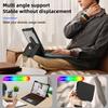 Tablet Bluetooth-compatible Keyboard with Protective Case Colorful Backlit Design Detachable Keyboard Cover Protector