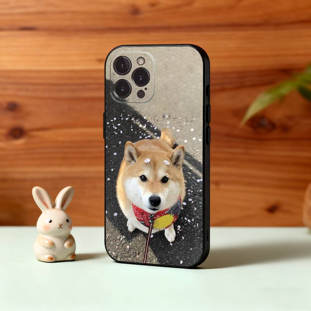 Animal Shiba Inu Dog Cute Phone Case For iPhone17,16,15,14,13,12,Plus,Pro Max, 5G Others Soft Black Cover