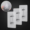 2Pcs Adjustable Screw Stickers Strong Adhesive Seamless Sticky Wall Hook Nail Mounting Rack Double Pegs Wall Picture Hook Kits