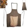Tablier de blague pour homme avec poche surprise Nouveauté Tablier de cuisine Cadeau d'éléphant blanc Fête de célibataire pour barbecue