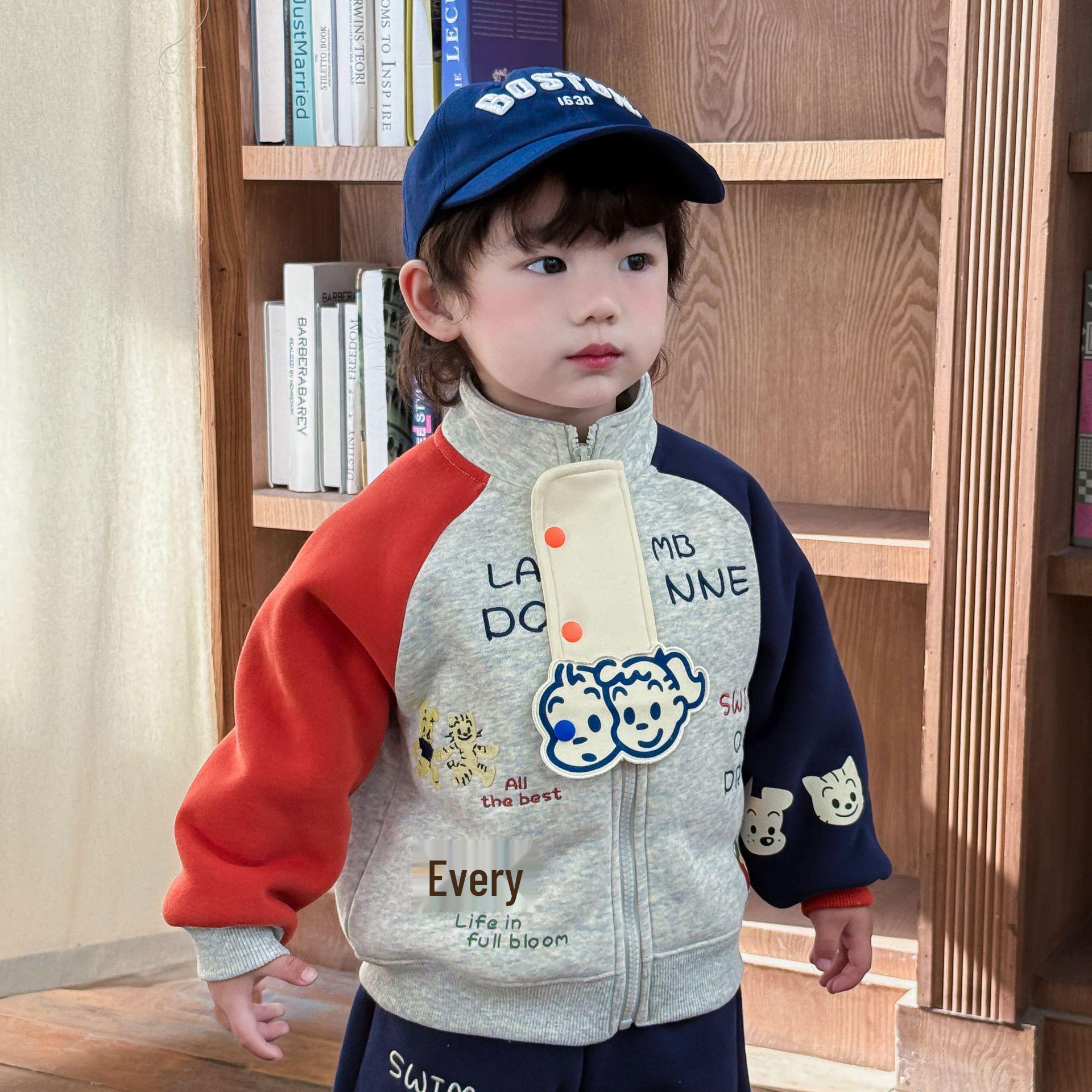 Children s Fleece-Lined Cartoon Winter Jacket 2025 - Thick, Warm Coats for Toddlers and Kids 130 cm