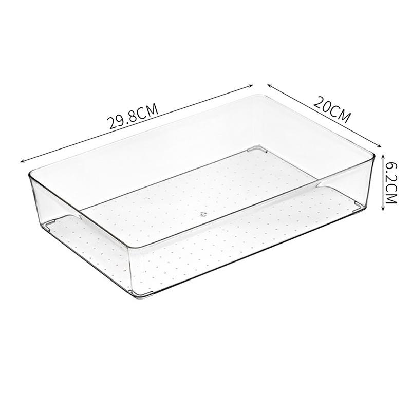 1Pc Transparent Storage Box Storage Table Plastic Container Drawer Storage Stationery And Makeup Storage Box