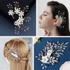 Hairpin Pearl Tiara Bridal Hair Accessories Rhinestone Hair Comb Bridal Crystal Hair Ornaments