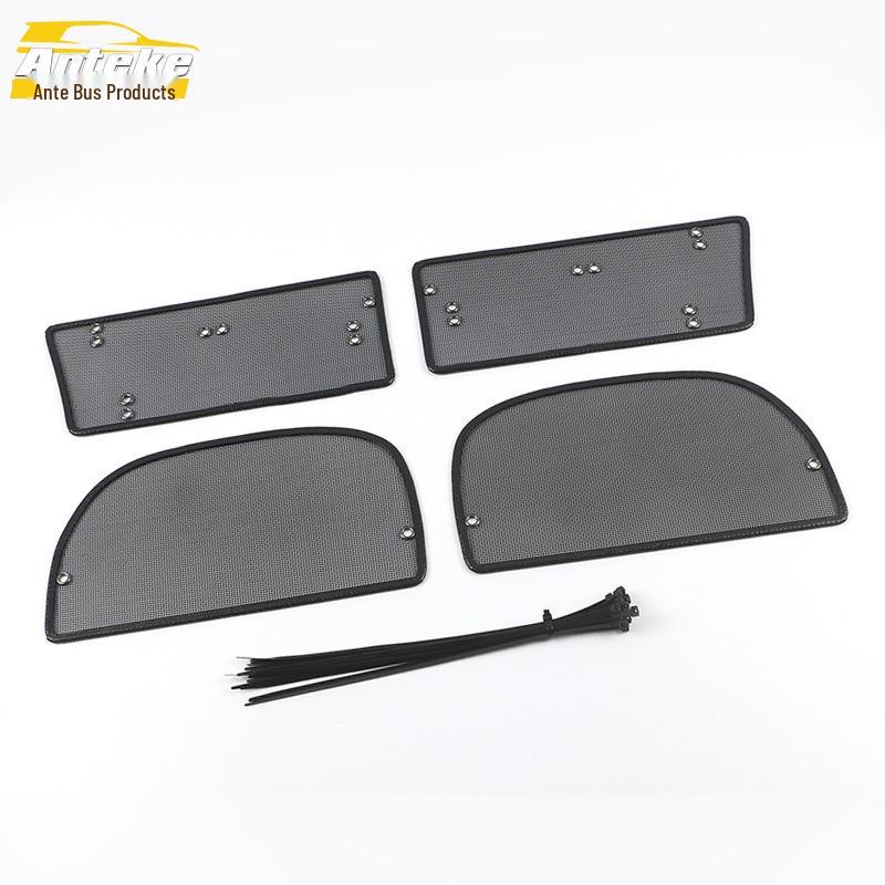 16X1 Insect Screen Sequins & Diamond Mesh Decorative Panel Sticker for Exterior Car Accessories