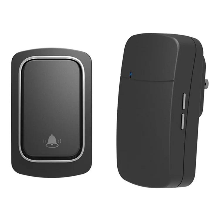 

WHM02 US Plug бытовой беспроводной дверной звонок автономный передатчик+приемник дверной звонок