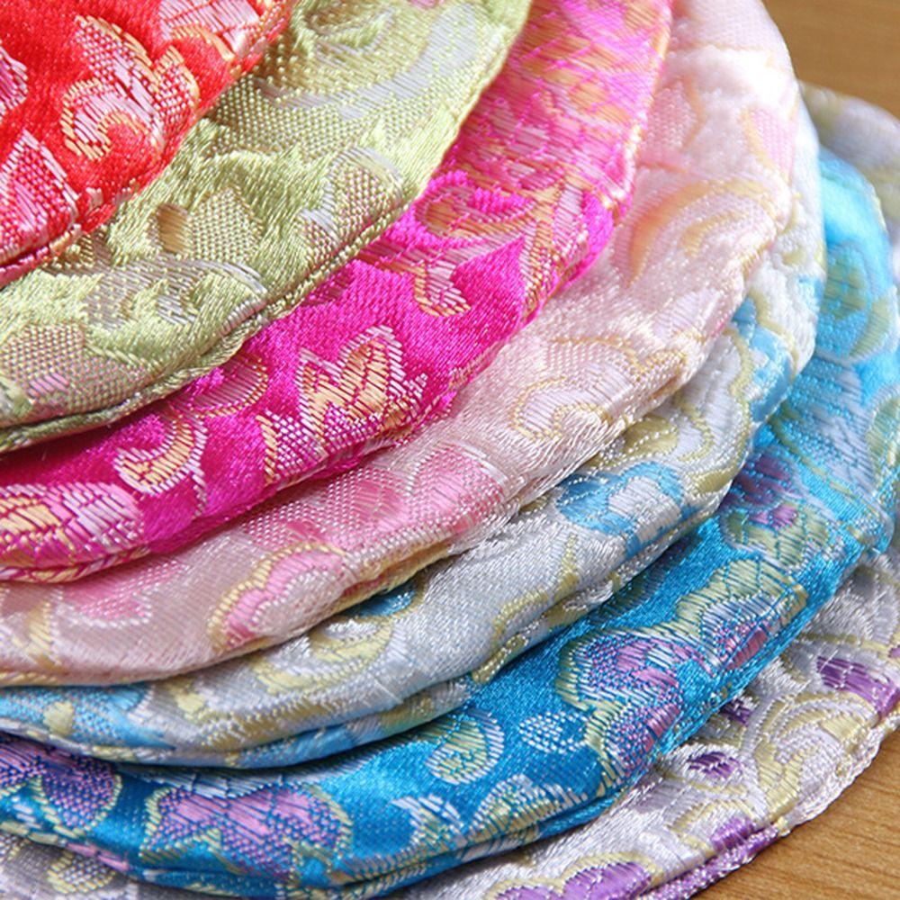 Jewelry Packing Bag Embroidery Flower Drawstring Bag Floral Festive Sugar Bag  Party