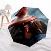 1 pièce Parapluie Pliant Automatique Captain America & Toile Auto-Pliante - Cadre en Fer Robuste à 8 Baleinesyy251231031