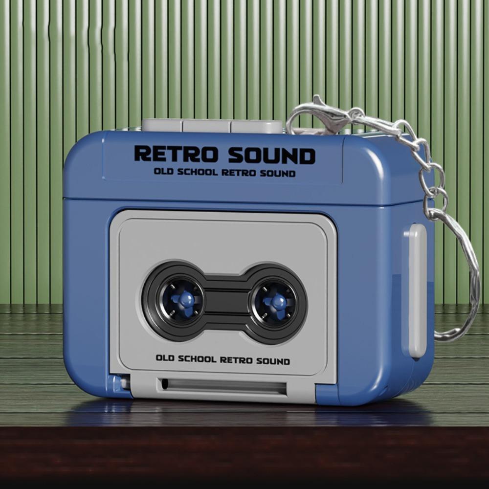 

Cassette Recorder Music Key Chain Vintage Storage Box Holder Wall Keychain Commemorate Mini Player Key Storage Holder