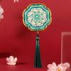 Handspiegel für Make-up für Frauen Kreativer chinesischer Stil Quasten-Spiegel Luxuriöse Geschenkbox Feiertagsgeschenk für Frauen Make-up-Spiegel