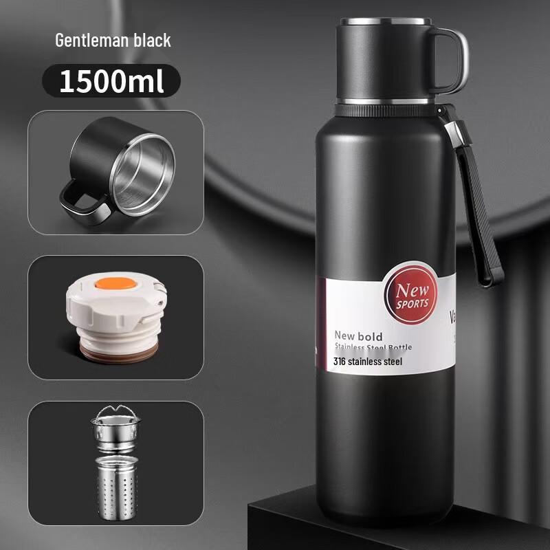 Mingchi Large Capacity Insulated Stainless Steel Water Bottle