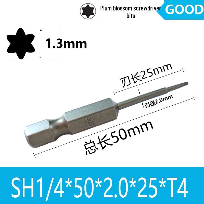 Premium Magnetic 1/4 Hex Star Screwdriver Bit Set - Sizes T5 to T40