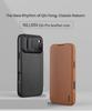 Nillkin for iPhone 17 Pro Max / 17 Air Case Qin Pro Flip Leather Case Camera Slide Lens Case Protection Cover For iPhone 17