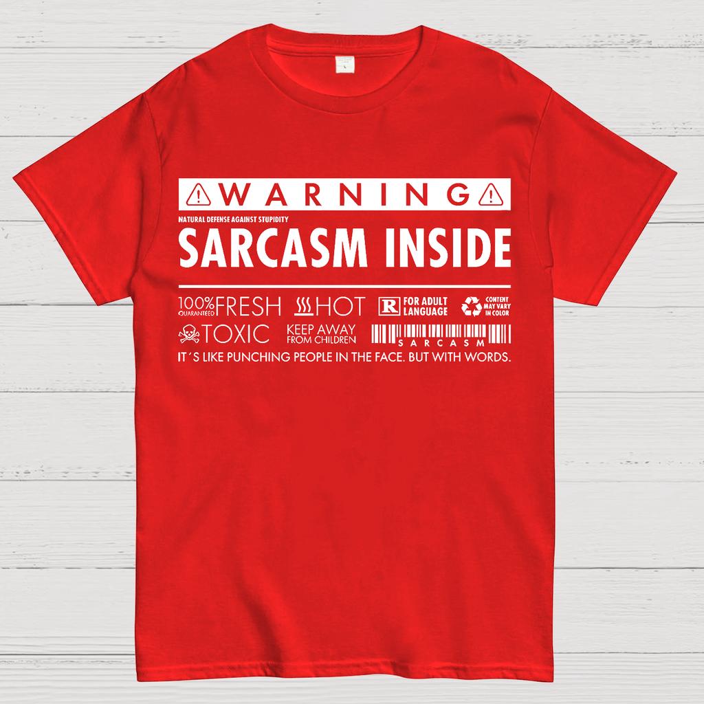 Sarcasm Inside Cotton Summer Casual Cool Loose T-Shirt