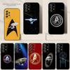 Cool S-Star T-Trek Phone Case For Samsung S24,21,22,23,30,Ultra,20,Plus,Note,10,9,Black Soft Silicone Case