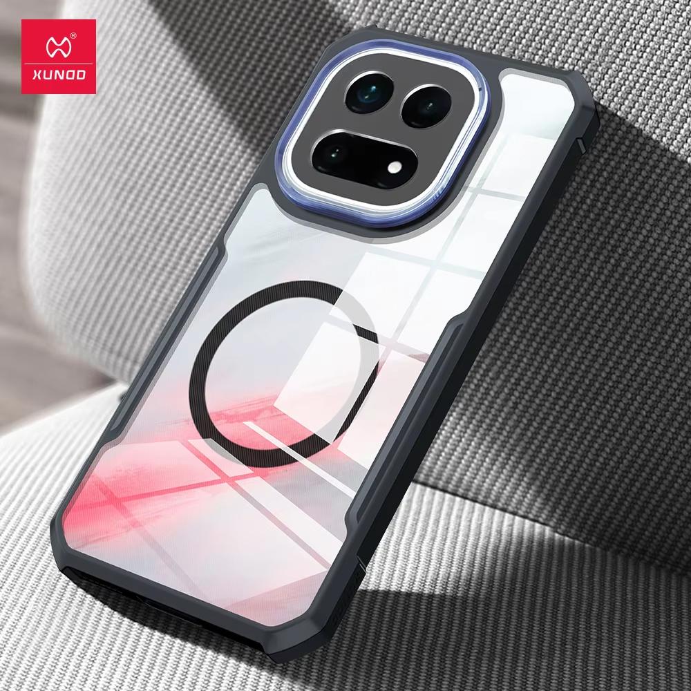 For Vivo iQOO 15 Casing XUNDD Phone Case Transparent Back Cover With Magnetic Ring Airbag Shockproof Bumper Protective Cases