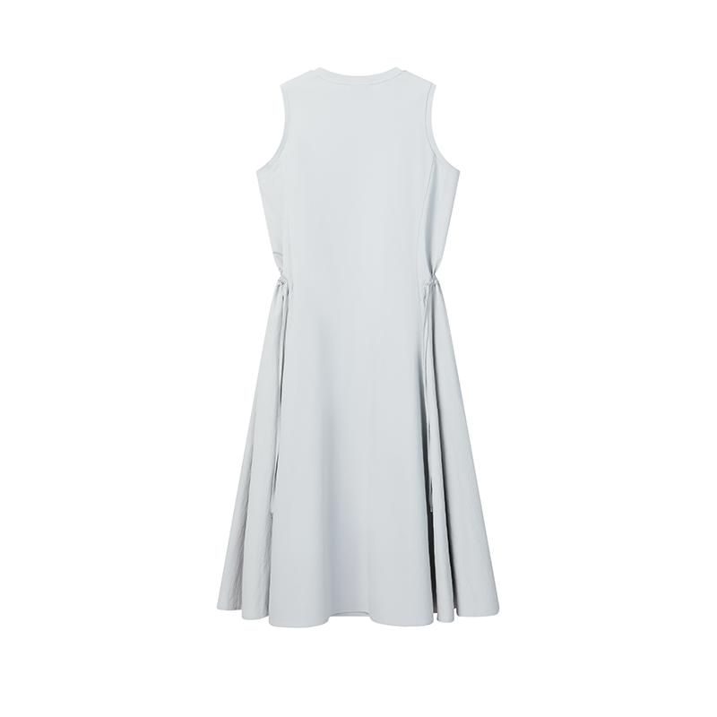 Fila White Contact Cool Simple Fashion Comfortable Sleeveless Dress Women Dresses F11W623304F-GY