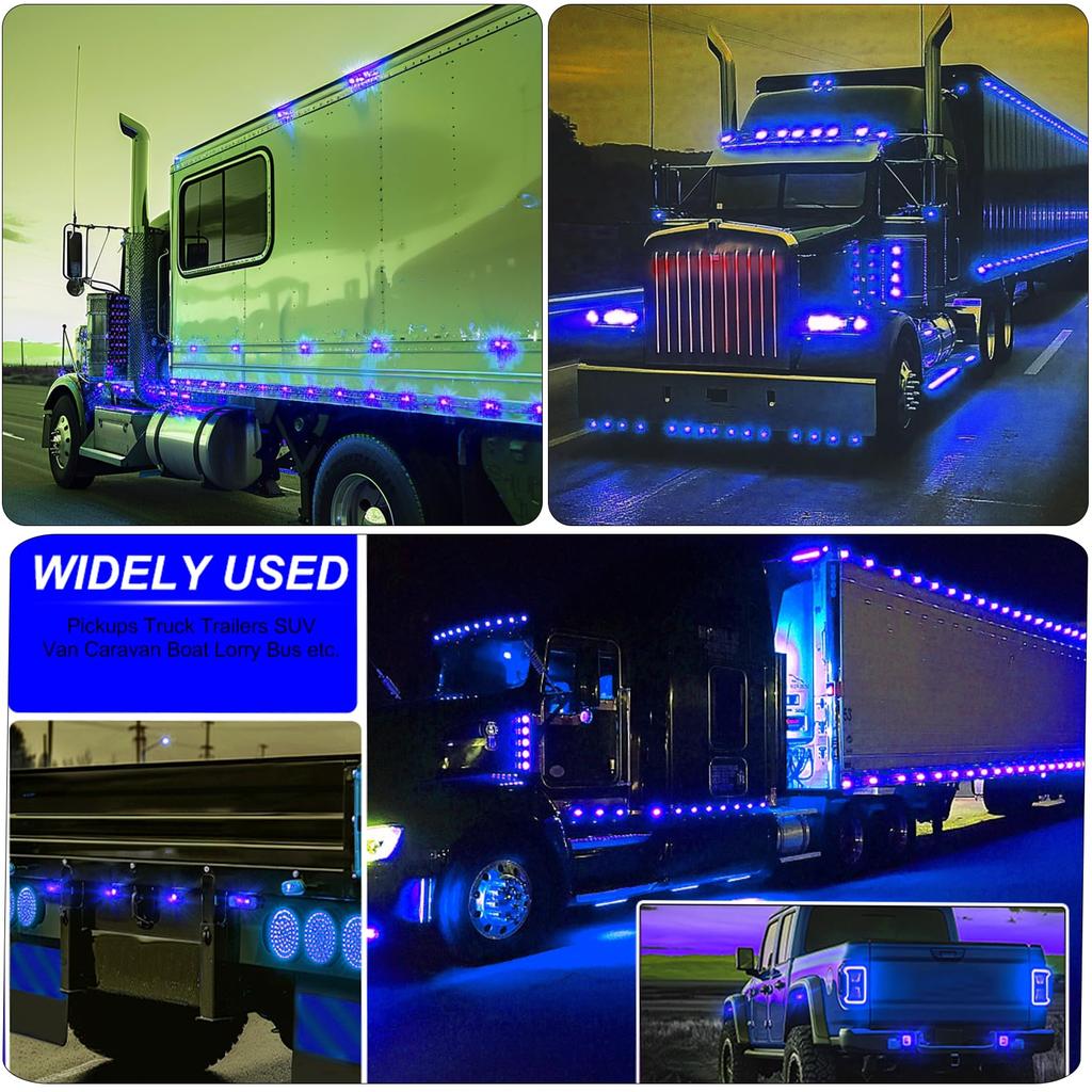 Ygmylandbb Marker Lamp, LED Side Marker, Car Width Light, Shoulder Light, Rear Side Light,