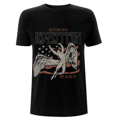 1975 Led Zeppelin US Tour Flag Unisex T-Shirt