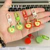 Mini Apple Keychain Pendant for Girl's Backpack - Best Friend Couple Gift Accessory