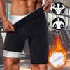 Sauna Sweat Short Pants for Men Hot Thermo Sauna Leggings Compression Hight Waist Pants Workout Body Shaper Sauna Suits