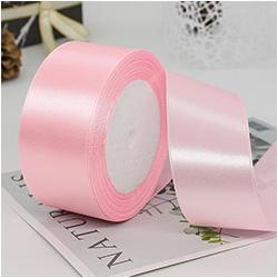 100% Polyester Single Face Satin Ribbon Roll 38 mm 1.5 Inch Custom Printed for Decoration and Wrapping