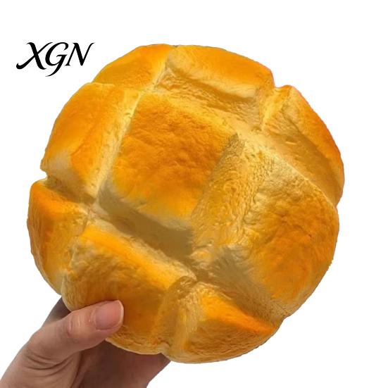 Cute Food Squeeze Toys Decompression Toy Slow Rebound Pineapple Bun Soft Stress Relief Elastic Fidget Realistic Desktop Ornament Gifts Bread