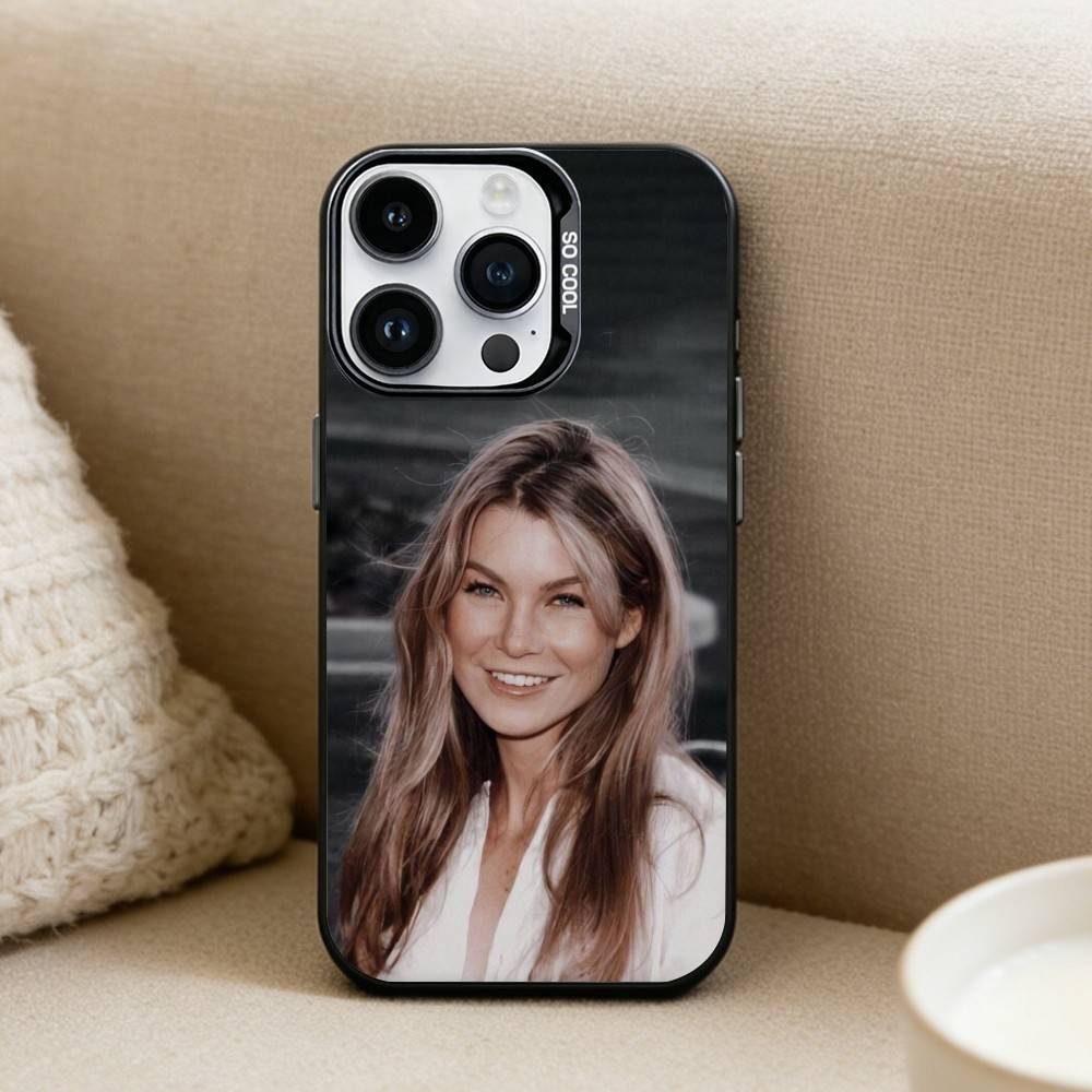 E-Ellen P-Pompeo Phone Case For iPhone 16,15,14,13,12,17,Pro,MAX Black Matte Shockproof Cover iPhone14