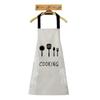 Waterproof & Oil-Proof Kitchen Half-Body Apron - Light Luxury Korean Style for Cooking.