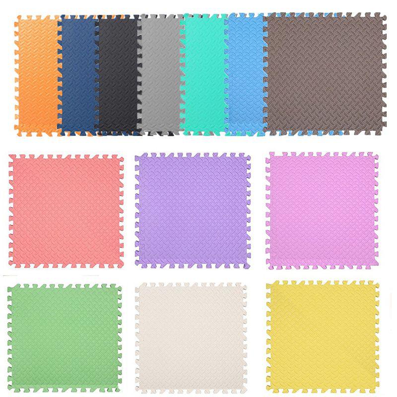 10pcs Eva Foam Mat Soft Floor Tiles Interlocking Play Kids Baby Mats Gym 12mm
