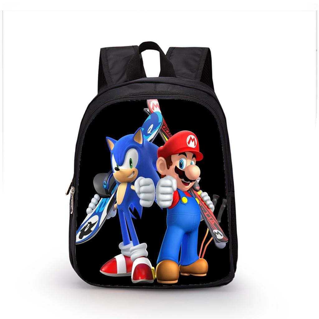 Sonic Schülerrucksack Große Kapazität Wasserdicht und Verschleißfest Kinderrucksack