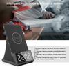 LCD Smart Drahtloser Lade-Wecker Bluetooth-Lautsprecher Multifunktionsradio 10W Drahtloses Qi-Ladegerät Doppellautsprecher Wecker