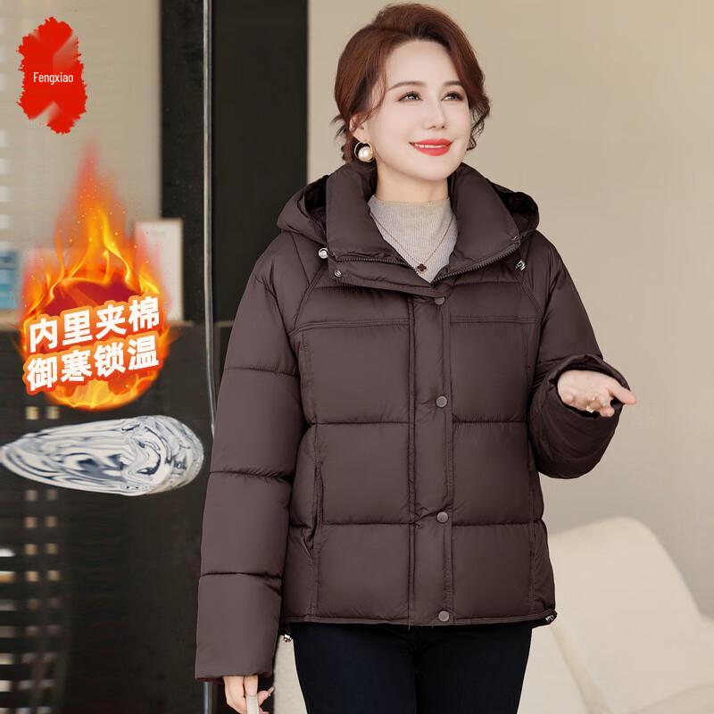 

Женская утепленная зимняя куртка Fengxiao 4XL