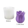 Flower Handmade Creative Molds 3D Three-Dimensional Tulip Flower Aromatherapy Candle Silicone Mold Plaster Craft Soap Molds