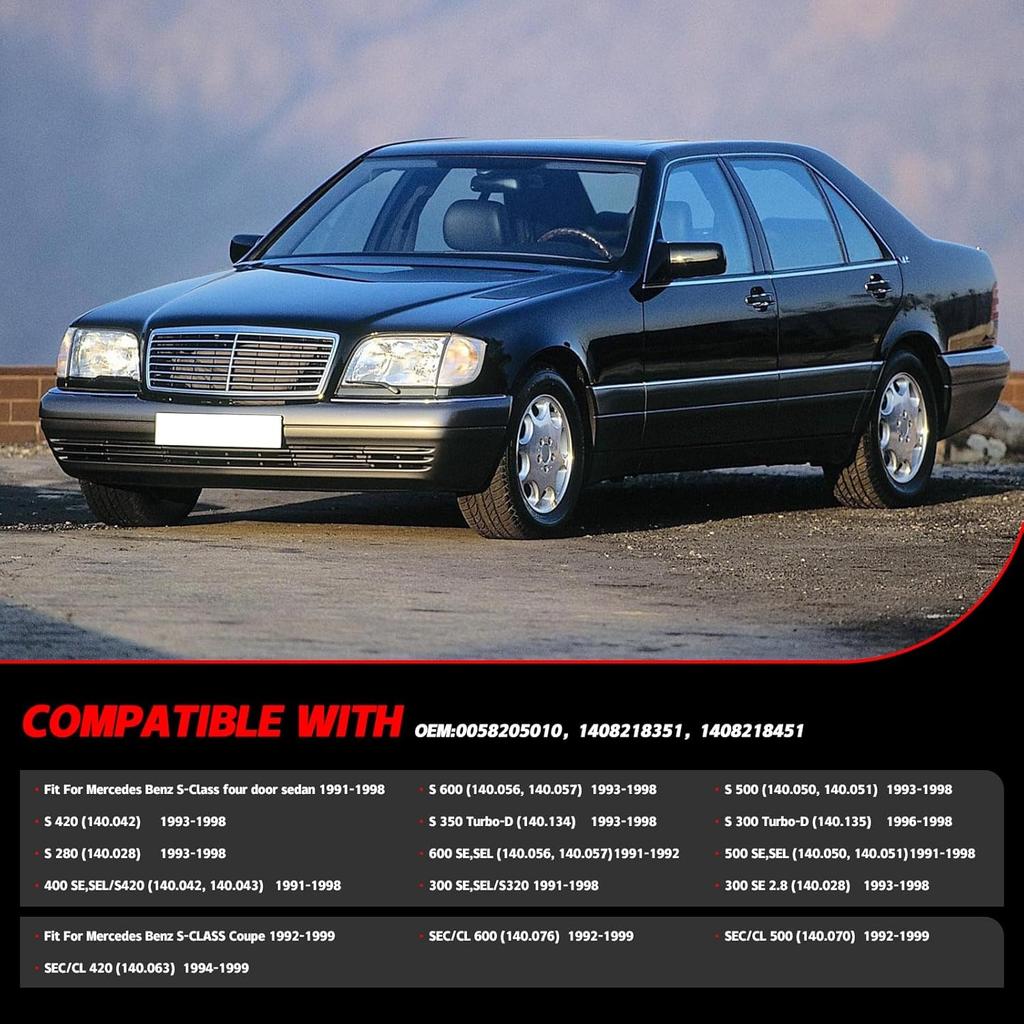 1991-1999 For Mercedes Benz W140 CL500 600 S280 S320 S420 S500 S600 Blower Motor Resistor Replacnt # 1408218451 0058205010 1408218351 9094302225