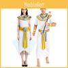 Elegant Unisex Egyptian Pharaoh And Queen Costume For Theatrical Events And Parties