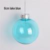 Acrylic Feather Transparent Christmas Ornament Ball