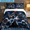 3PCS Assassin-Creed Bedding Set,Including 1pc Duvet Cover And 2pcs Pillowcases Perfect for Bedroom, Dormitory, Large Size Fan Christmas Gift