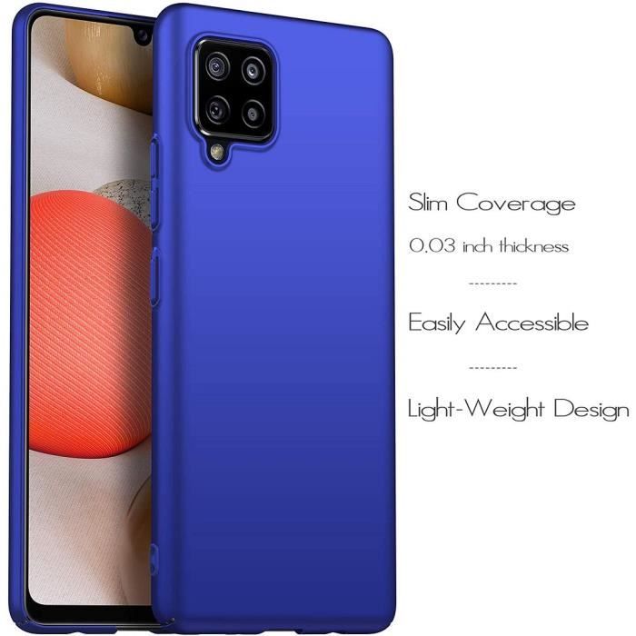 Coque de Protection - PROSHOP - Samsung Galaxy A42 - Souple - Silicone - Bleu