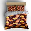Orange Faces, Blue Stars. Bedding Sets Duvet Cover Sets Duvet Covers Pillowcases(1 * Duvet Cover 2 * Pillowcases, Without Duvet Insert)