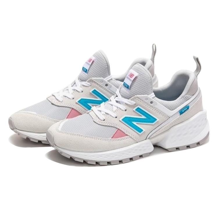 new New Balance Nb 574 Sport Sports Casual Shoes 'White Grey Blue' Women's