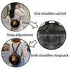 Lion Print Round Shoulder Bag Casual Messenger Bag for Woman Best Gifts 2D Flat Casual Daily Crossbody Bag